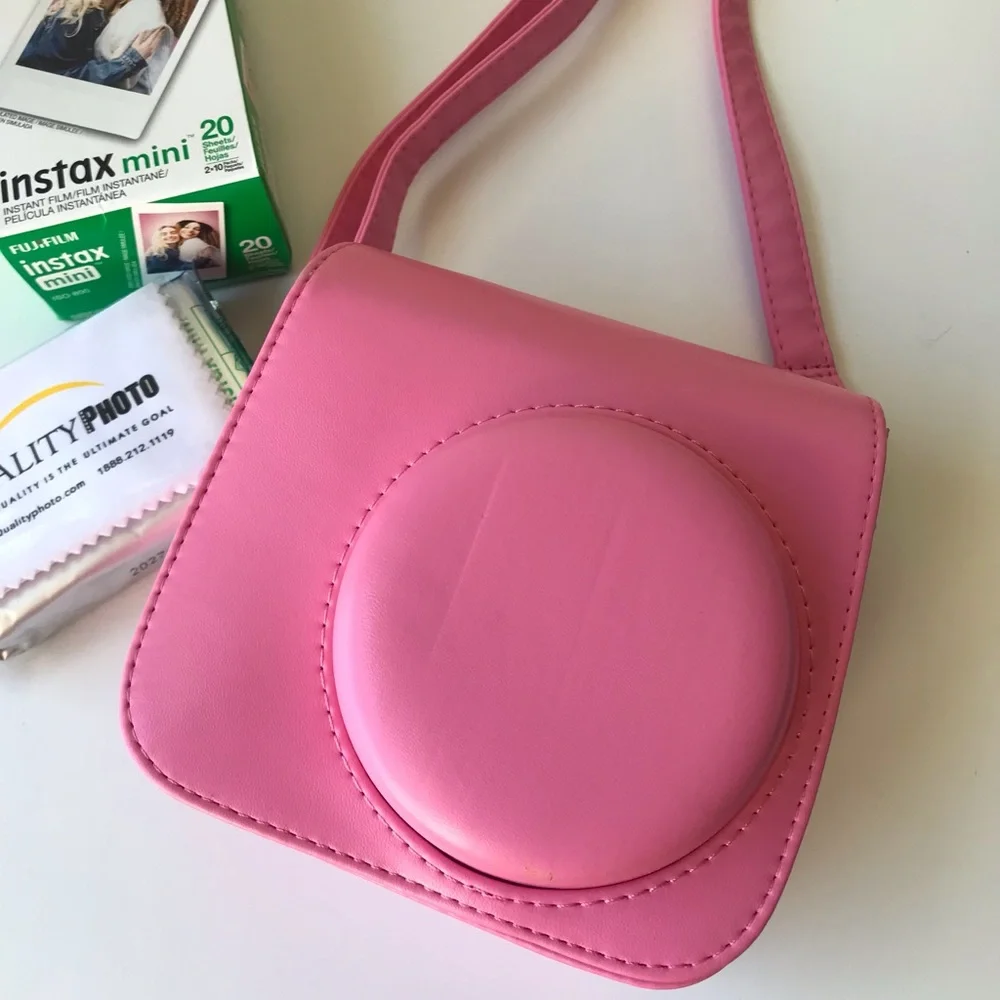 Fujifilm Instax Mini 9 Instant Camera, Flamingo Pink